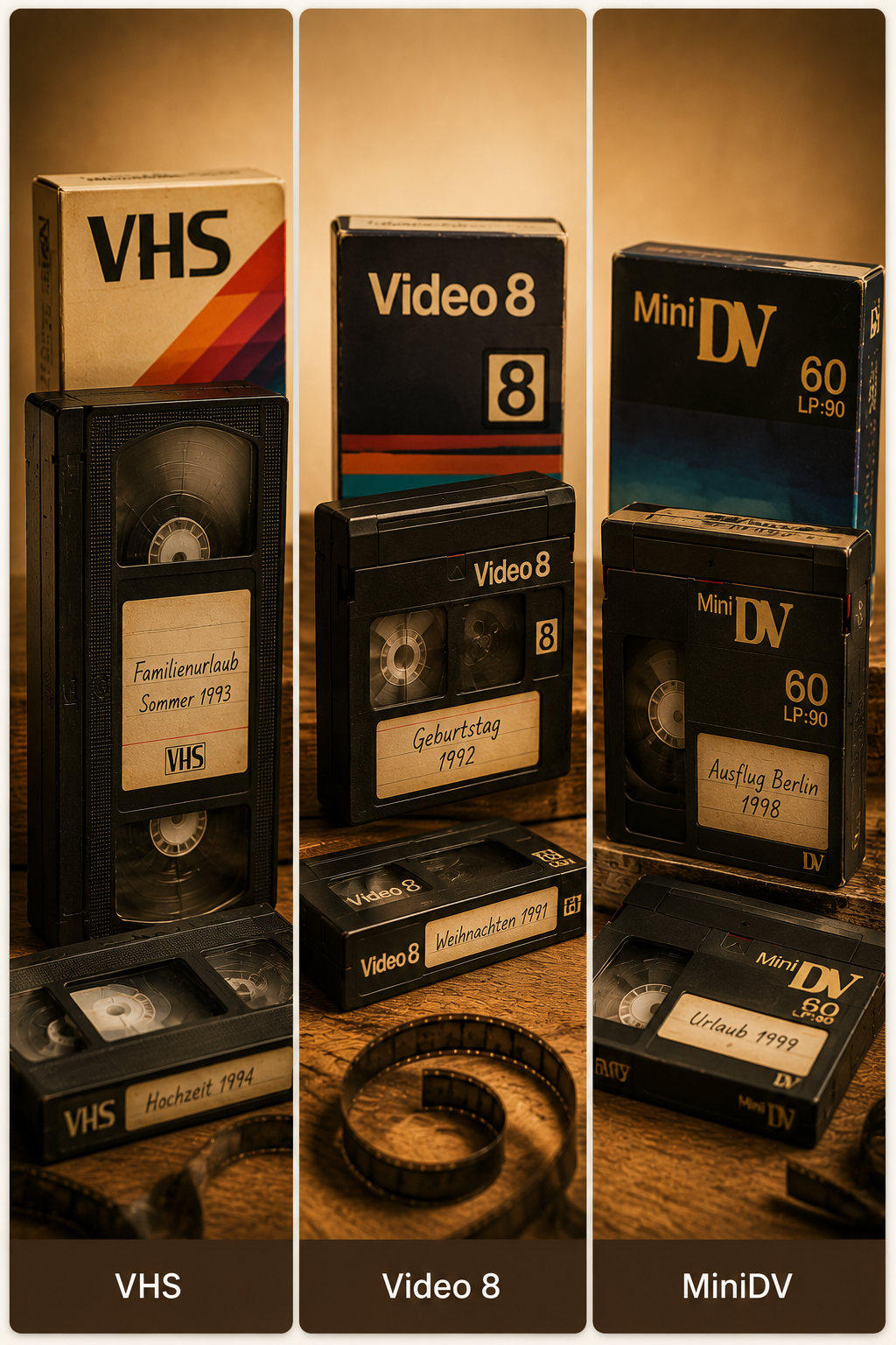 VHS-Video8-MiniDV